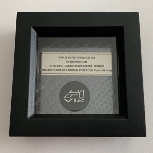 McLaren F1 Roadcar Badge Presentation - 2