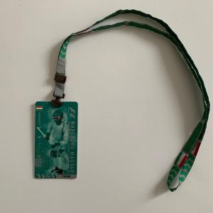 West McLaren Mercedes Team Pass Marlboro Hungarian Grand Prix 2002 with Lanyard - Formula 1