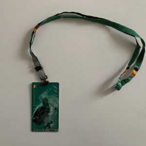 West McLaren Mercedes Team Pass Fosters Belgian Grand Prix 2002 with Lanyard - Formula 1