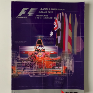 F1 Qantas Australian Grand Prix Programme 2000 - Signed by Michael Schumacher!!!