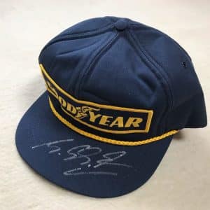 Goodyear podium cap from the 1994 season, hand signed by Michael Schumacher.