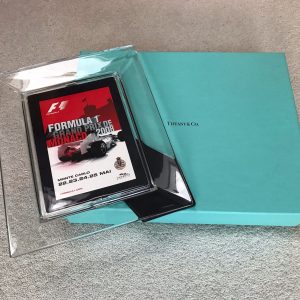Monaco 2008 A Genuine Boxed Tiffany ‘Hall of Fame’ Lead Crystal Photo Frame