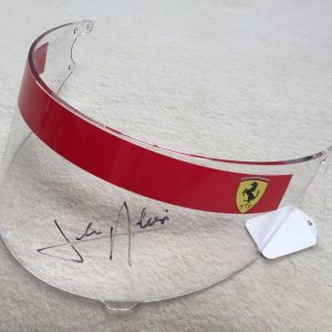 Jean Alesi Signed Shoei Ferrari 1991 Visor