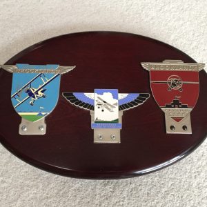 Set of Brooklands Aero Badges From the Birthplace of British Aviation