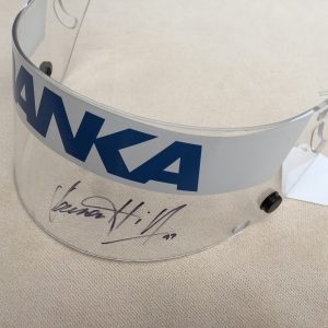 Damon Hill 1997 Danka Arrows Yamaha Arai GP4 Signed Visor