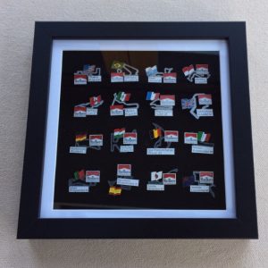 Marlboro World Championship Team Badges Ayrton Senna McLaren 1991