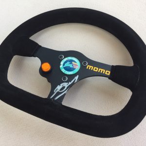 Alessandro Nannini Signed Benetton Ford F1 B188/89 MOMO Steering Wheel