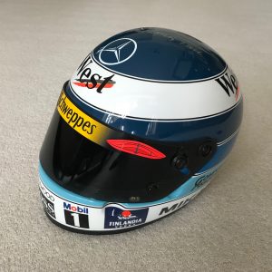 Mika Hakkinen Signed 1999 Replica Arai West McLaren Mercedes Helmet