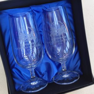 500th World Championship Grand Prix in Adelaide 1990 Champagne Flutes
