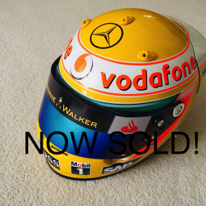 Lewis Hamilton Replica 2007 Debut Season Vodafone McLaren Mercedes Helmet