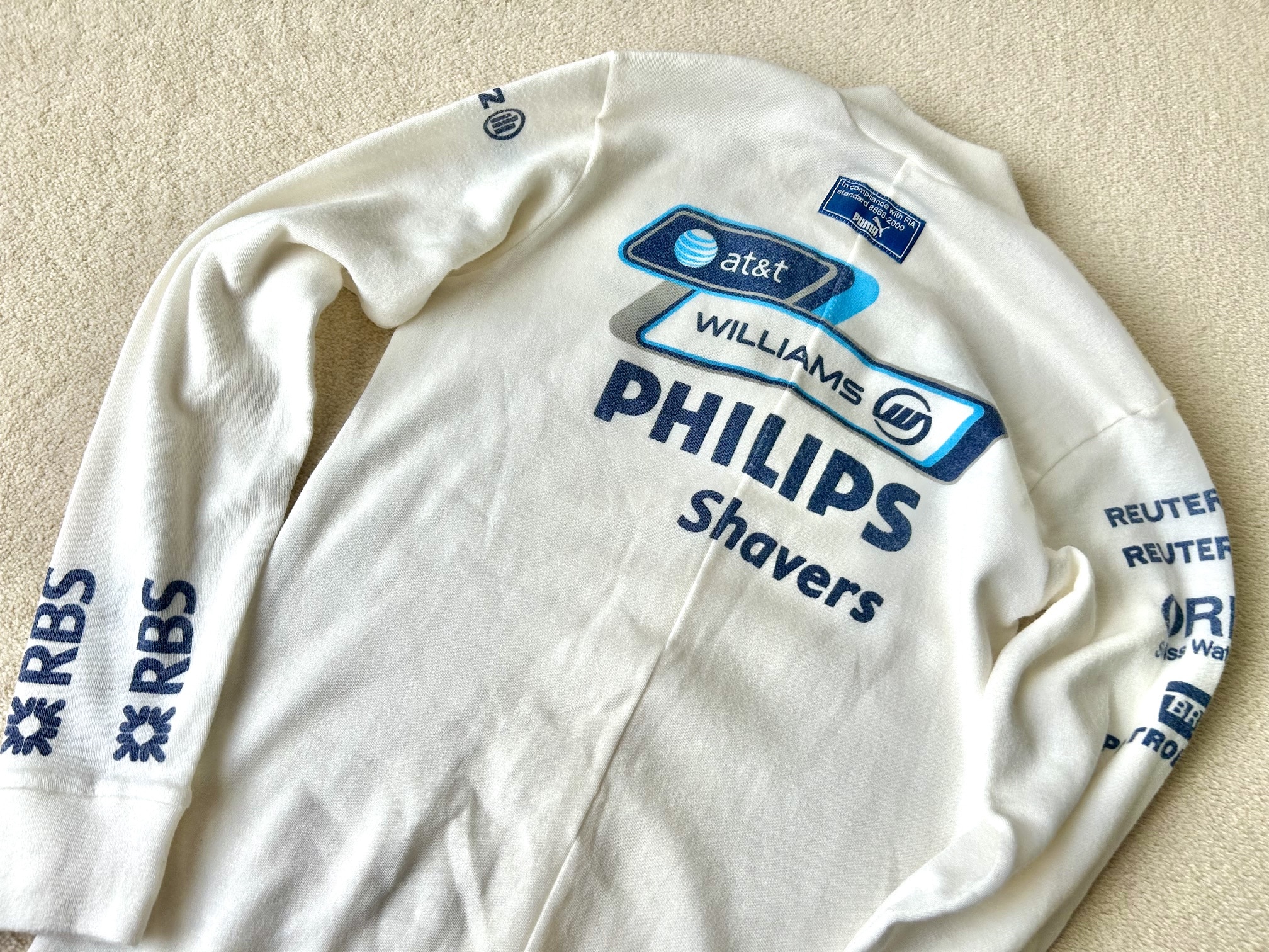 Nico Rosberg 2008 race used Williams racesuit and one piece undersuit - Image 10