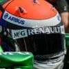 Alexander Rossi signed Caterham F1 Goodwood FoS 2013 visor - Image 2