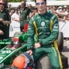 Alexander Rossi signed Caterham F1 Goodwood FoS 2013 visor - Image 4
