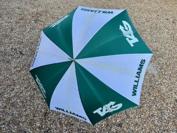 Rare 1980 Saudia TAG Williams F1 Team Umbrella
