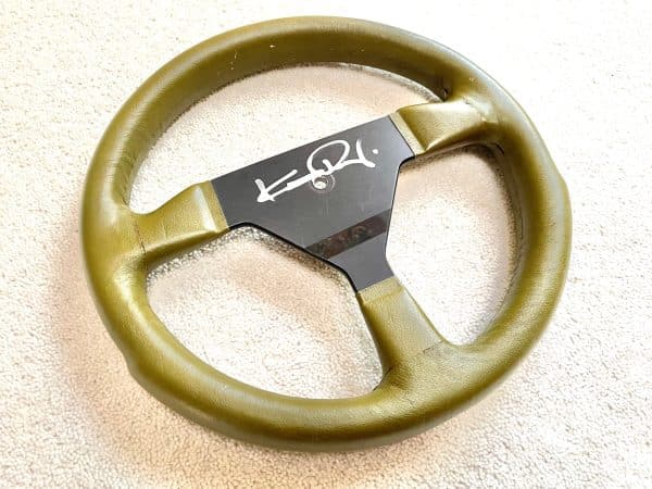 Keke Rosberg Signed Williams FW09 Steering Wheel