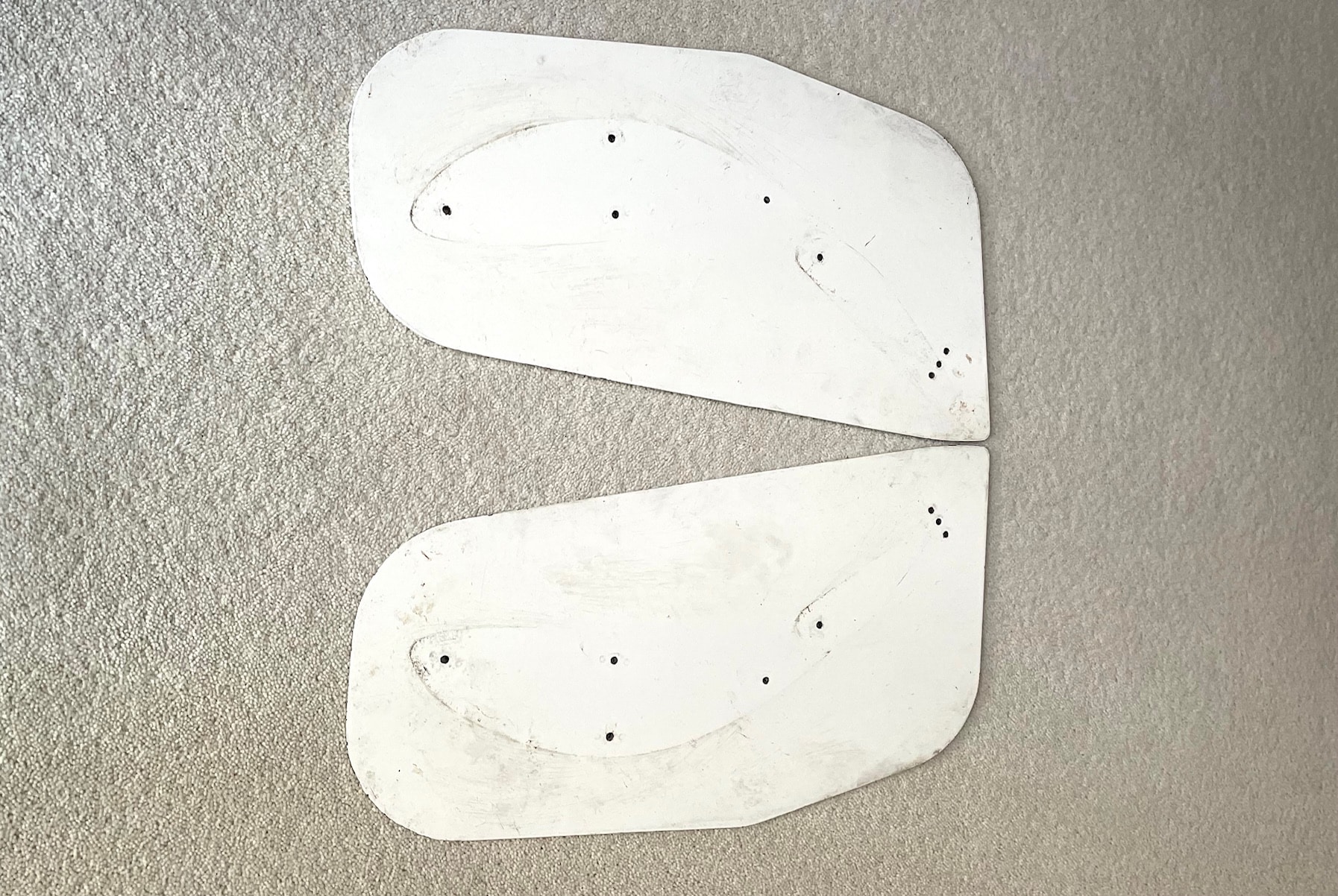 1984 Williams FW09c Matched Pair of Race Used Secondary Rear Wing End Plates - Image 6