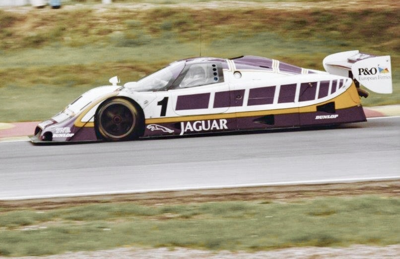 1988 Group C Silk Cut Jaguar XJR-9 rear wing end plate signed by Martin Brundle - Image 6