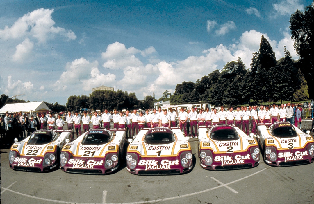 1988 Group C Silk Cut Jaguar XJR-9 rear wing end plate signed by Martin Brundle - Image 8