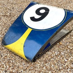 James Hunt’s 1972 Dastle F3 nose used at the British GP F3 race at Brands Hatch