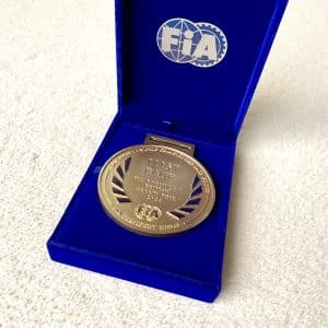 Lewis Hamilton 2024 British Grand Prix winners FiA medal