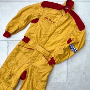 Keke Rosberg 1984 Stand 21 race suit from the archive of Jean-Pierre Jabouille