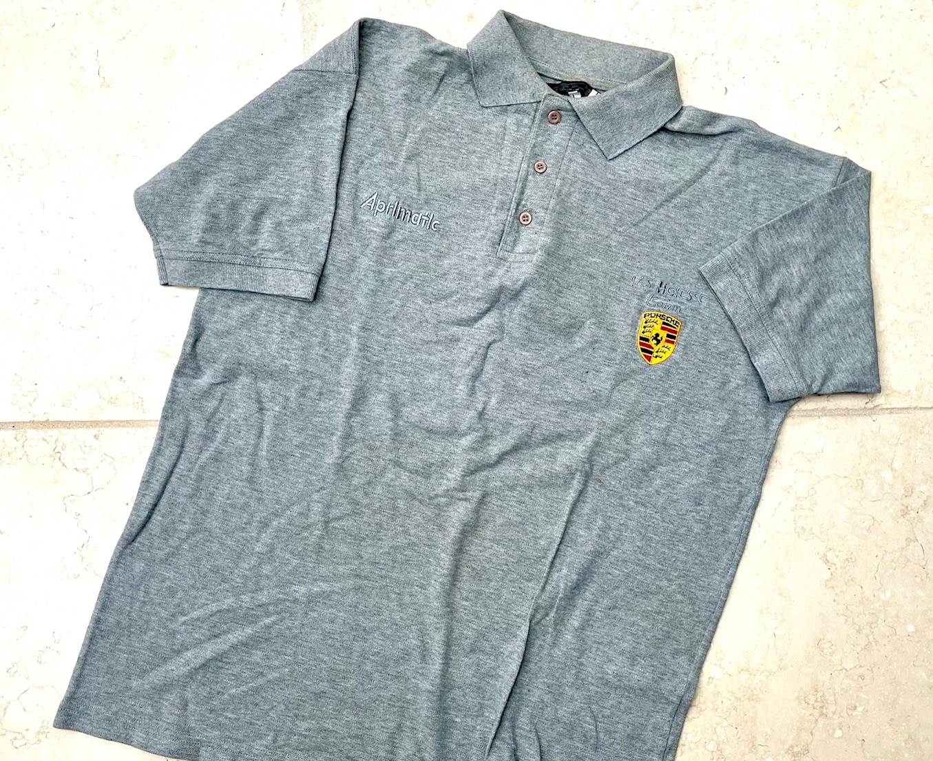 Ex Jabouille Porsche polo shirt size L from LeMans 1997