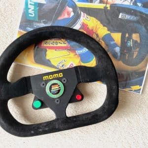 Michael Schumacher MOMO Benetton F1 1991 steering wheel replica.