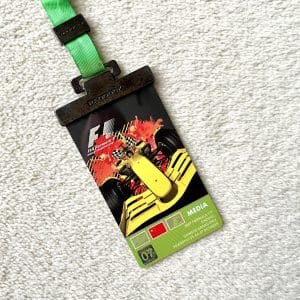 Rob Widdows’ personal Formula 1 Media / Paddock pass Shanghai 2007