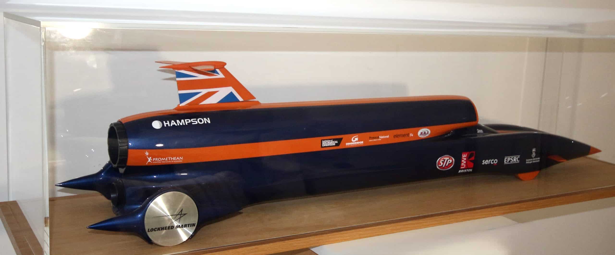 Amalgam 1:10 model Bloodhound World Land Speed Record challenge car - Image 8