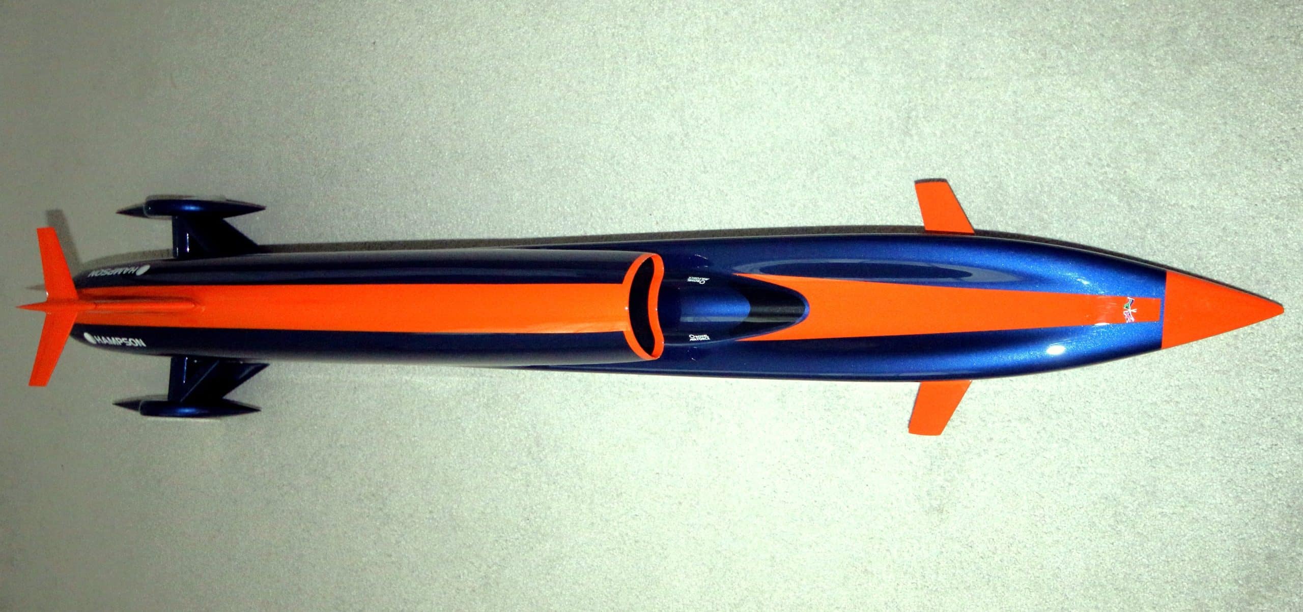 Amalgam 1:10 model Bloodhound World Land Speed Record challenge car - Image 10