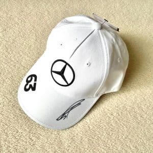 George Russell signed Mercedes cap
