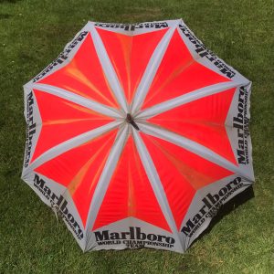 1990 Marlboro F3000 DAMS Championship winning team issue umbrella