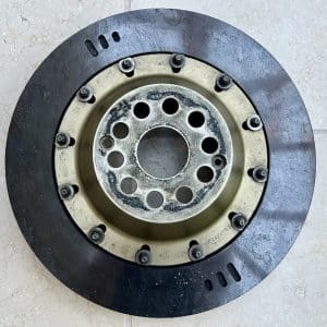 McLaren F1 GTR unused carbon disc and race used bell