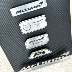 McLaren Cars 'Ultimate series' badge display