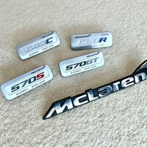 McLaren Cars 'Sports series' badge set
