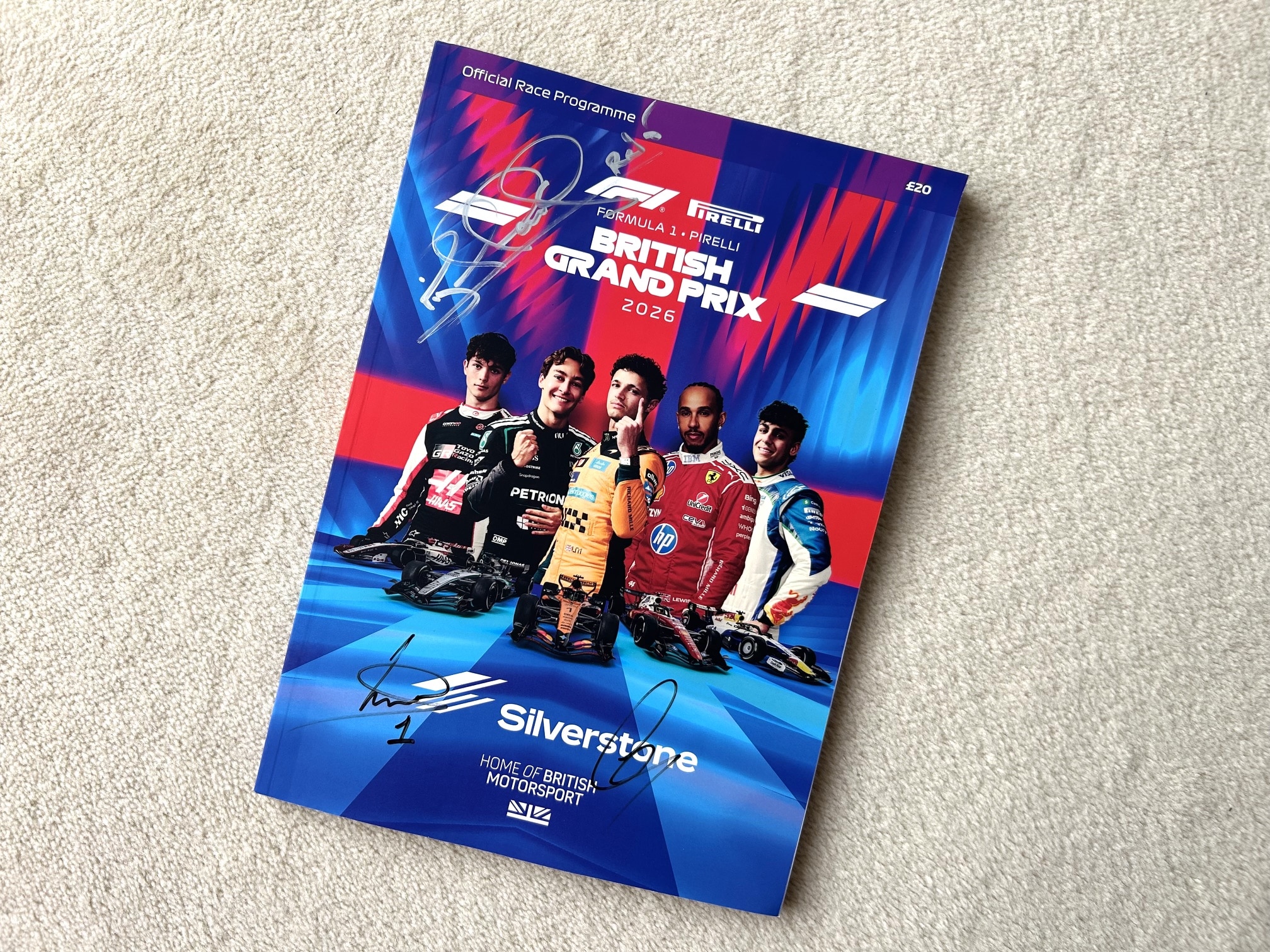 Mansell, Norris and Hamilton signed 2026 British Grand Prix Programme