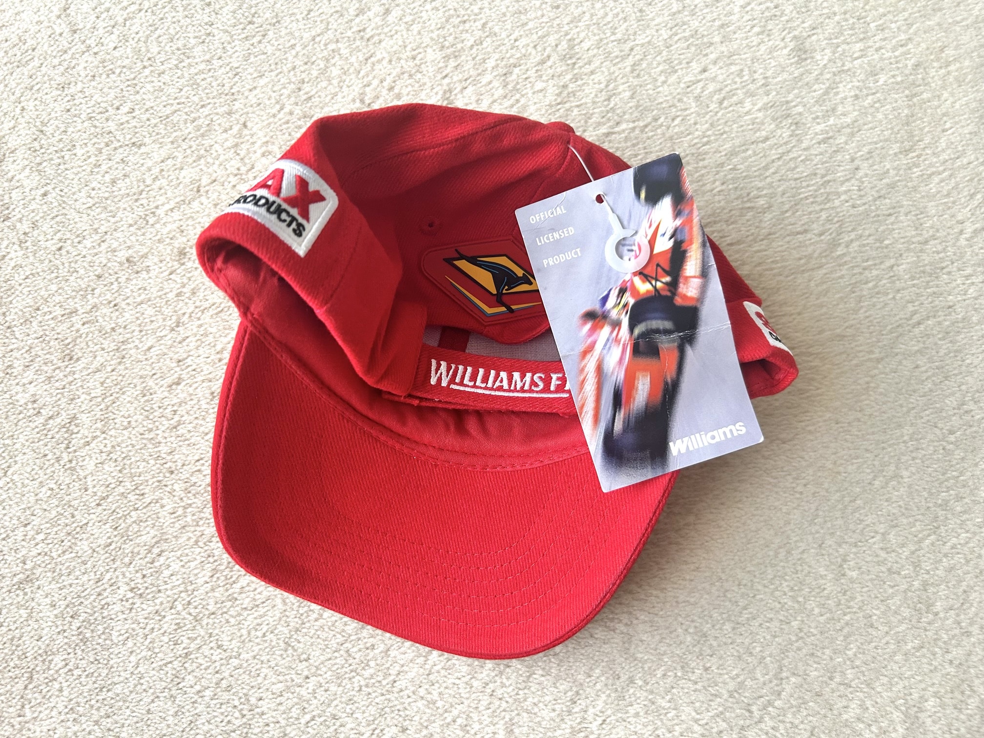 Alex Zanardi / Ralf Schumacher signed 1999 Winfield Williams cap - Image 3