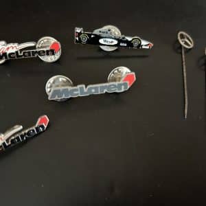 McLaren pin badges