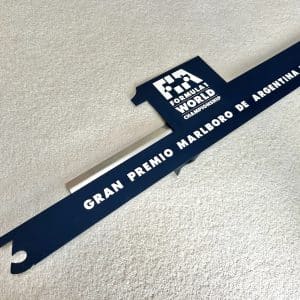 FiA 1-2-3 interview plinth from the 1996 Argentine GP