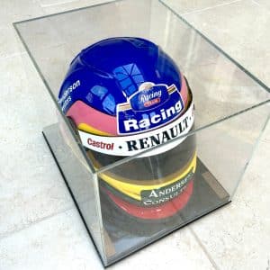 1997 Bell official replica Jacques Villeneuve signed 'Dominator' helmet