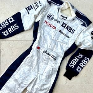 Kazuki Nakajima original 2006 Williams racesuit by Puma