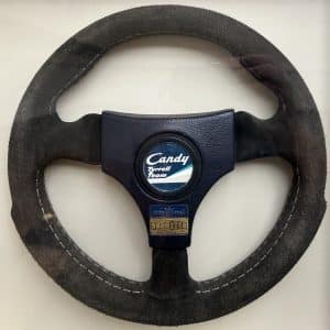 Didier Pironi 1978 Tyrrell Cosworth race used steering wheel