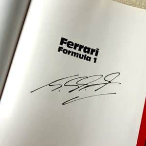 Michael Schumacher signed Schlegelmilch 1996 Ferrari hardback