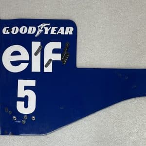 Williams FW17 Damon Hill rear wing end plate in 1996 livery
