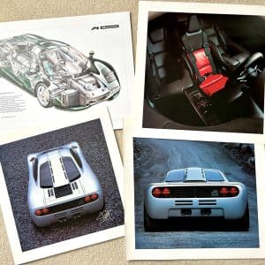 Gordon Murray signed print / cutaway McLaren F1 set 2