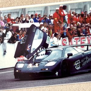 Gordon Murray signed Le Mans 1995 victory image
