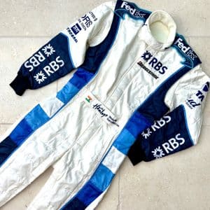 Nrain Karthikeyan Williams racesuit