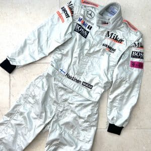 Mika Hakkinen West McLaren Mercedes 2001 official promotional racesuit
