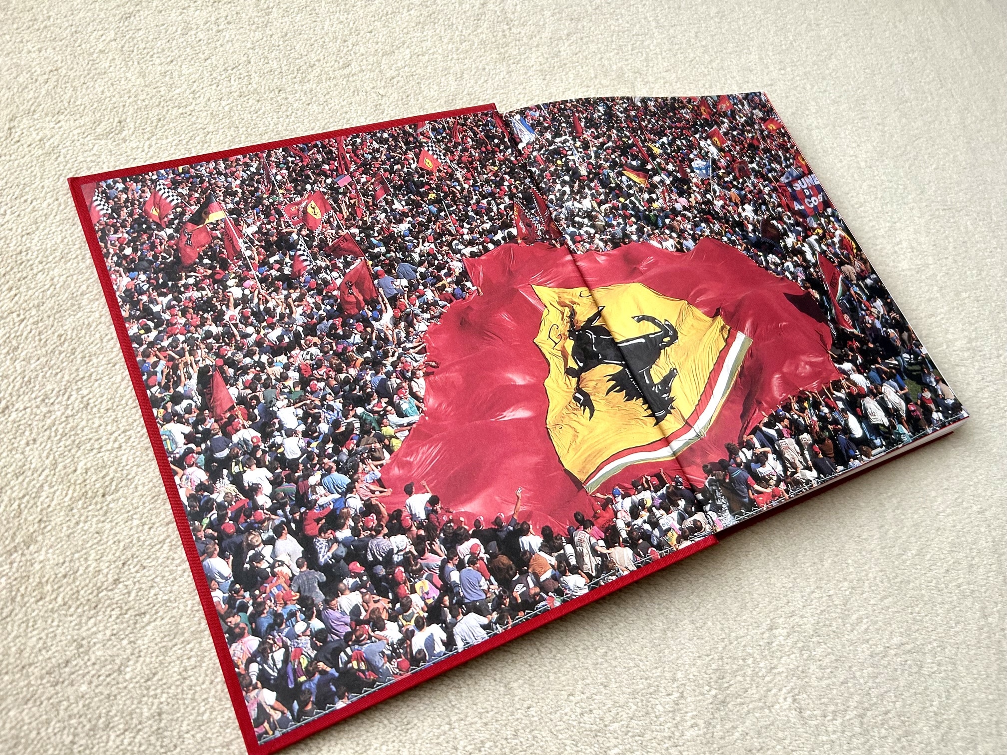 Michael Schumacher signed Schlegelmilch 1996 Ferrari hardback - Image 2