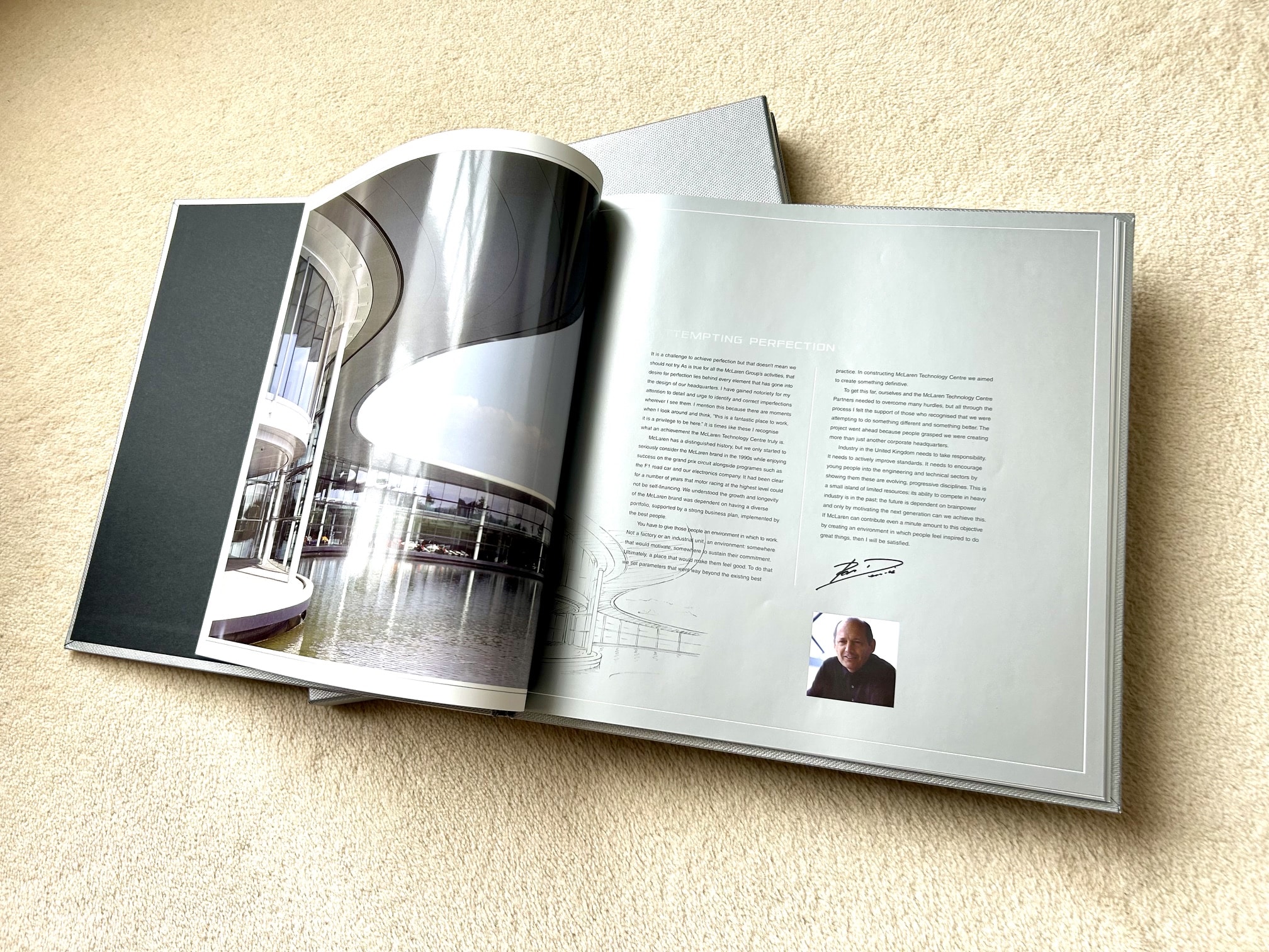 Privately published McLaren Technology Centre hardback book - Image 2